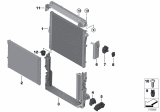 Diagram for 2018 BMW X5 Radiator - 17117589467