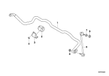 Diagram for 2000 BMW 740i Sway Bar Kit - 31351091495