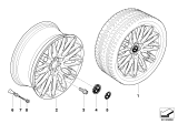 Diagram for 2003 BMW 760Li Alloy Wheels - 36116764863