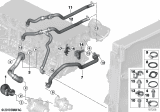 Diagram for 2009 BMW X3 Cooling Hose - 11537552339