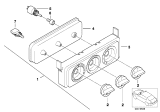 Diagram for BMW Z3 M A/C Switch - 64118397702