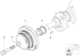 Diagram for 2004 BMW 325xi Crankshaft Pulley - 11237513862