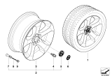 Diagram for 2006 BMW X5 Alloy Wheels - 36116761931