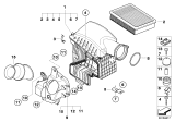 Diagram for BMW 750Li Air Intake Coupling - 13717546814