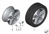 Diagram for 2008 BMW 328i Alloy Wheels - 36116791999