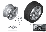 Diagram for 2020 BMW M240i xDrive Alloy Wheels - 36116850151