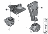 Diagram for 2013 BMW 320i Engine Mount Bracket - 22116855456