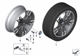 Diagram for BMW 540i xDrive Alloy Wheels - 36117855087