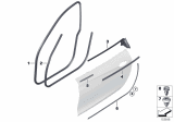 Diagram for BMW 128i Door Seal - 51767054027