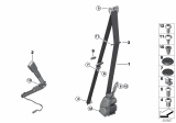 Diagram for 2017 BMW 328d Seat Belt - 72117383327