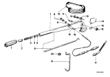 Diagram for 1977 BMW 320i Parking Brake Cable - 34411114215