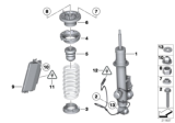 Diagram for BMW 750i Coil Spring Insulator - 33536775750