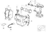 Diagram for BMW Z4 M Brake Caliper Bracket - 34112282619