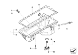 Diagram for BMW 525i Oil Pan - 11137539412