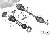 Diagram for 2010 BMW X6 M Axle Shaft - 33207607922