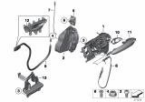 Diagram for 2014 BMW 550i GT xDrive Door Lock Actuator - 51217149436