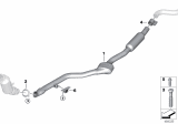 Diagram for BMW 320i Catalytic Converter - 18308611916