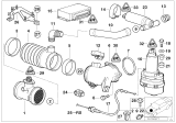 Diagram for BMW 530i Throttle Cable - 35411160944