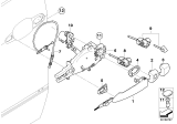 Diagram for BMW X6 M Door Latch Cable - 51217317561