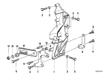 Diagram for BMW 535i Alternator Bracket - 12311277342