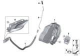 Diagram for BMW X1 Door Latch Cable - 51222990434