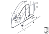 Diagram for BMW ActiveHybrid 5 Door Seal - 51767182269