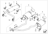 Diagram for 2002 BMW X5 Muffler - 18107516742