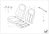 Diagram for 2005 BMW Z4 Seat Cushion Pad - 52107053802