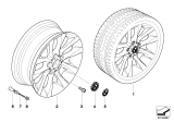 Diagram for 2008 BMW 128i Alloy Wheels - 36116775634