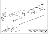 Diagram for BMW Z3 Exhaust Hanger - 18301433972