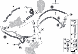 Diagram for BMW 535i GT xDrive Power Steering Hose - 32416788813