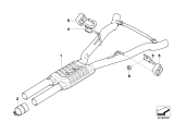 Diagram for BMW 650i Exhaust Pipe - 18107542654