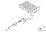 Diagram for 2001 BMW Z3 Heater Core - 64518398746