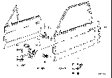 Diagram for BMW 325is Door Hinge - 41521911966