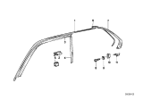 Diagram for 1980 BMW 320i Door Moldings - 51321834597