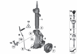 Diagram for 2014 BMW X1 Steering Knuckle - 31216788699