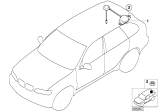 Diagram for 2002 BMW X5 Antenna - 65908381206