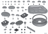 Diagram for BMW 640i xDrive Gran Coupe Body Mount Hole Plug - 51711863869