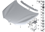 Diagram for BMW X1 Hood Lift Support - 51237329410