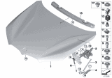 Diagram for 2016 BMW X1 Lift Support - 51237329410