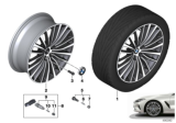 Diagram for BMW M850i xDrive Gran Coupe Alloy Wheels - 36116884204