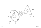 Diagram for BMW 530i Flywheel - 11221715646