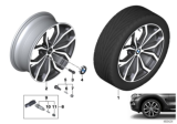 Diagram for 2020 BMW X4 Alloy Wheels - 36116877329