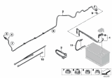 Diagram for BMW 340i Battery Cable - 61126834543