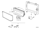 Diagram for 1991 BMW 325i Fog Light - 63171385946