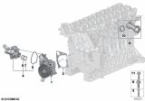 Diagram for 2011 BMW X5 Water Pump Gasket - 11517793796