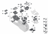 Diagram for 2019 BMW X5 Cup Holder - 51166827173