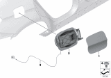 Diagram for 2015 BMW X6 Fuel Filler Housing - 51177297009