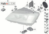 Diagram for 2013 BMW X3 Light Control Module - 63117297431