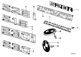 Diagram for 1973 BMW 2002tii Emblem - 51145480181